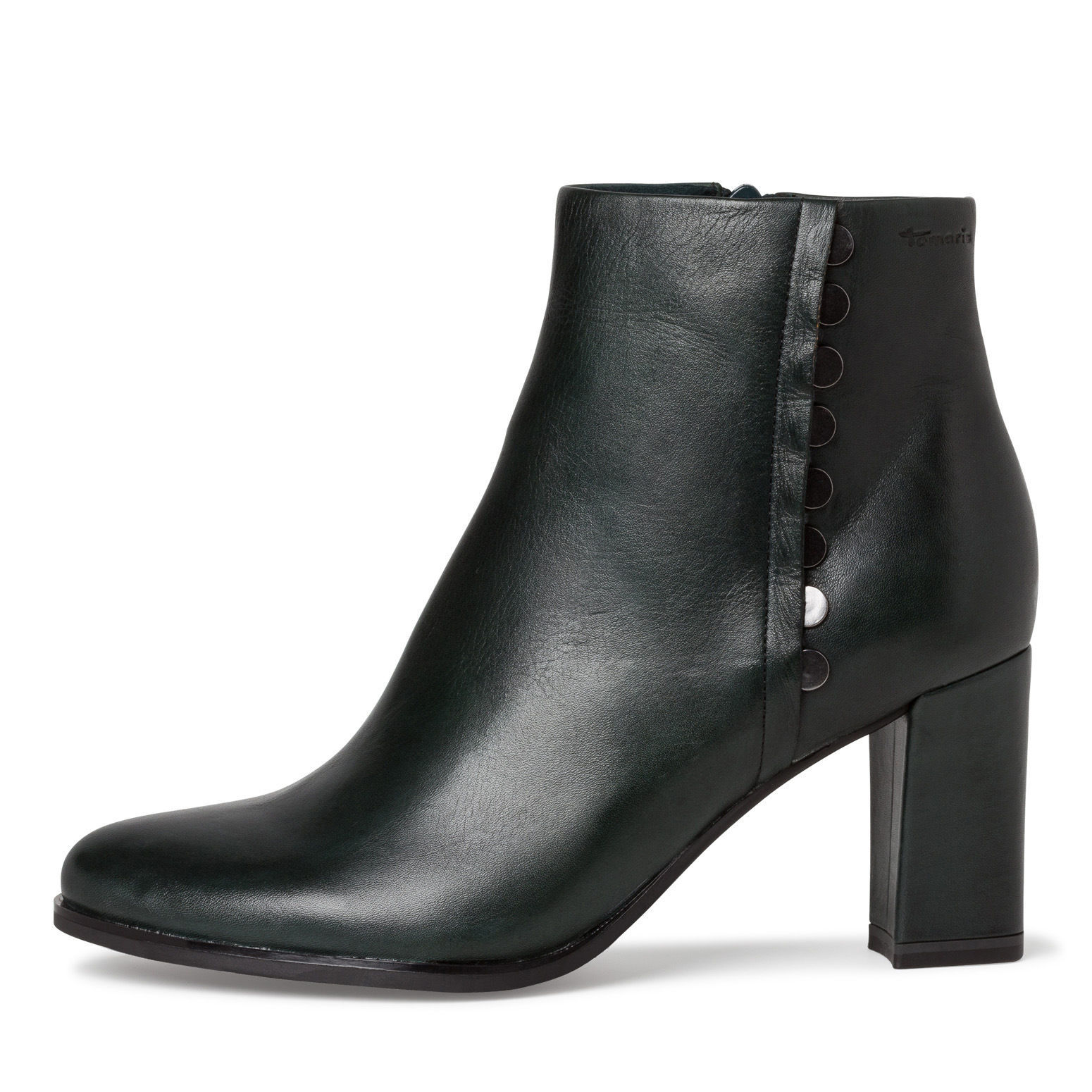 Tamaris COMFORT - Stivaletti stringati - black patent/nero metallico