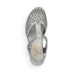 Slika Ženske sandale Rieker 40969 silver/frost