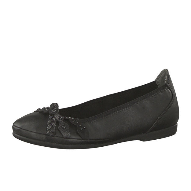 Slika Ženske baletanke Marco Tozzi 22126 black pl25