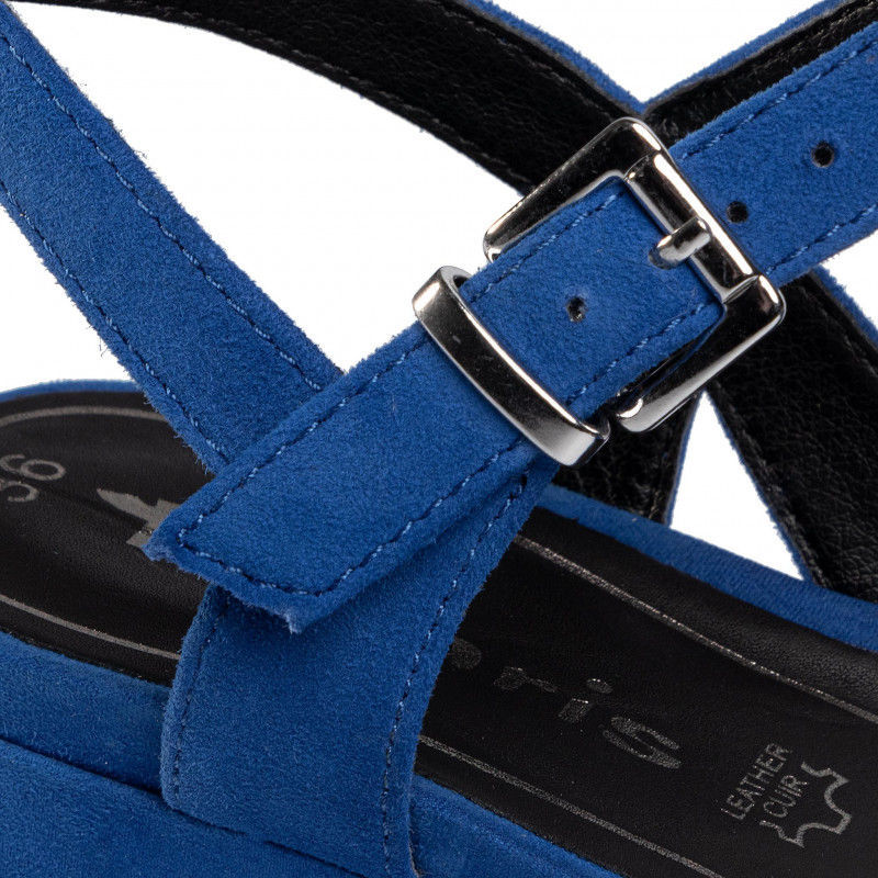 Tamaris 1 1 28015 24 Leder, Sandalia Con Pulsera Para Mujer