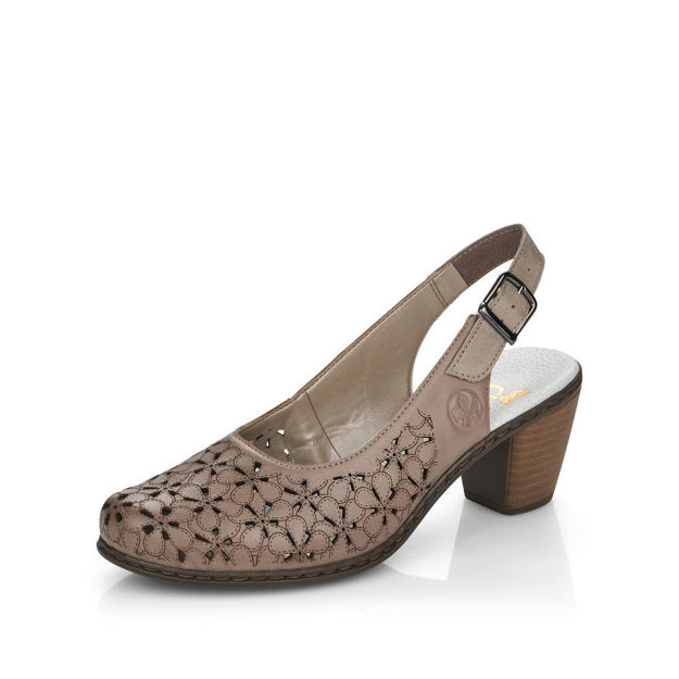 Slika Ženske sandale Rieker 40981 beige