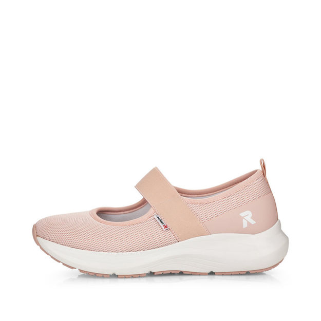 Slika Ženske baletanke Rieker 42102 light blush pl26