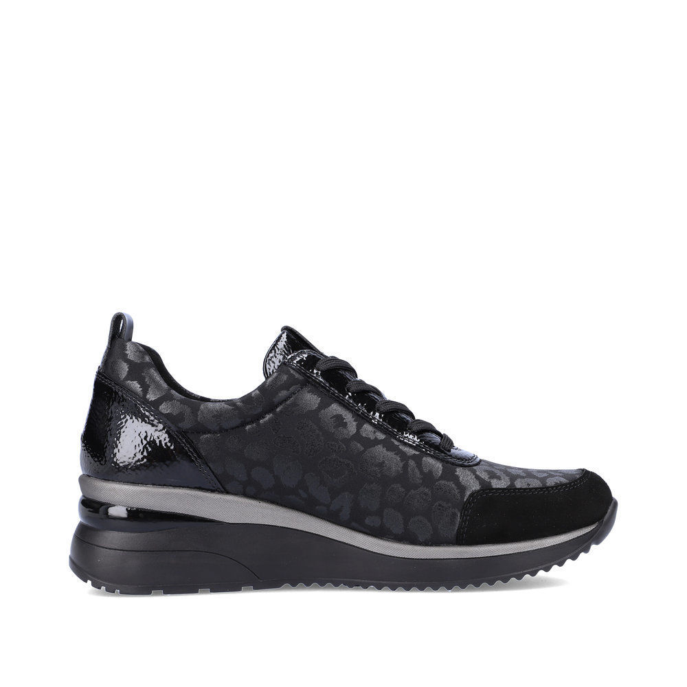 Remonte D2401 Sneaker Donna Bassa Collezione Primavera-Estate | Nero, Comfort E Soletta Estraibile