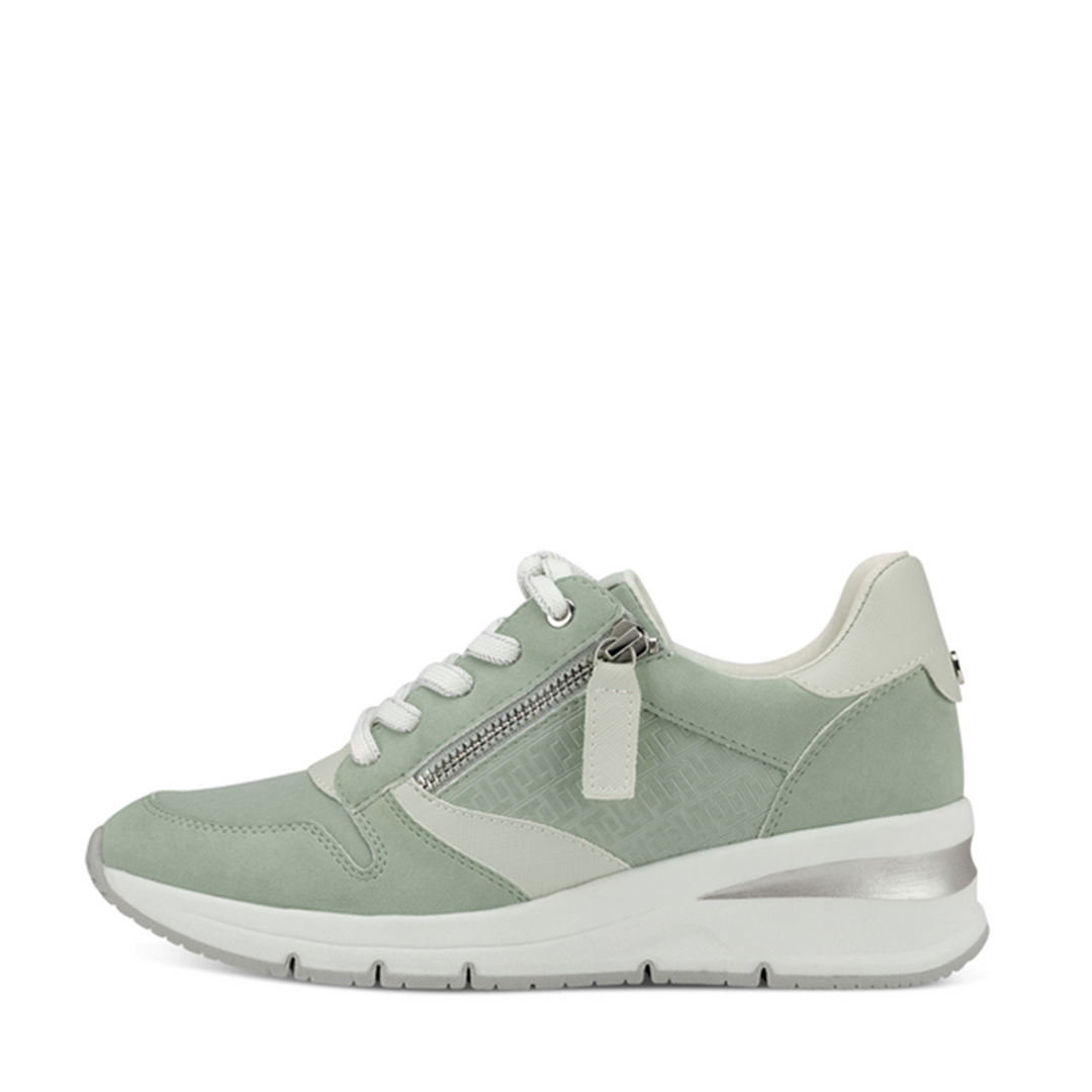 Tamaris Sneaker Donna Basse 1-23702-45 | Scarpe Ginnastica Comfort Con Soletta Intercambiabile | Design Bianco Versatile