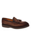 Slika Muške cipele Hanox 1001 brown hand painted