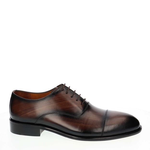 Slika Muške cipele Hanox 1026 brown hand painted