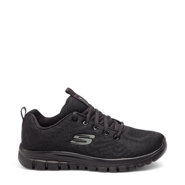 Slika Ženske patike SKECHERS GRACEFULL GET CONNECTED Black
