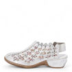 Slika Ženske sandale Rieker 47156 silver metallic