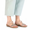 Slika Ženske papuče Rieker 608K2 beige