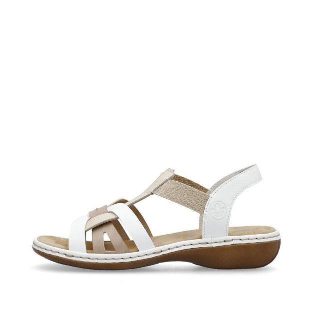 Slika Ženske sandale Rieker 65918 white