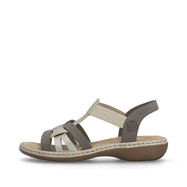 Slika Ženske sandale Rieker 65918 taupe
