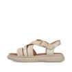 Slika Ženske sandale Rieker V3063 offwhite-gold