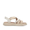 Slika Ženske sandale Rieker V3063 offwhite-gold