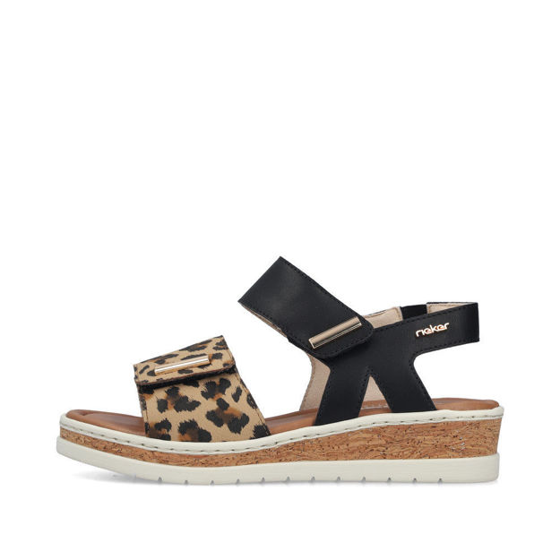Slika Ženske sandale Rieker V4181 black