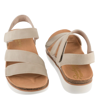 Slika Ženske sandale Skechers lifted comfort taupe